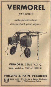 Sulfateuse hippomobile Vermorel