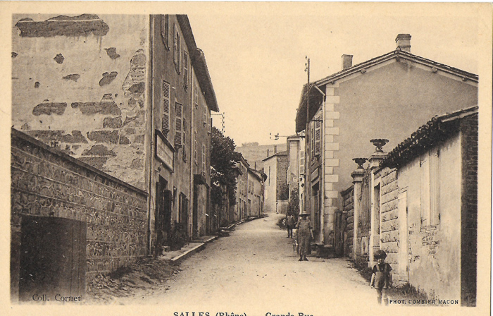 Vue de la grande rue nd.