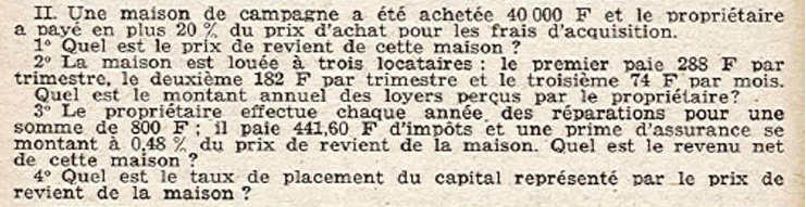 Enoncé du problème n°2.