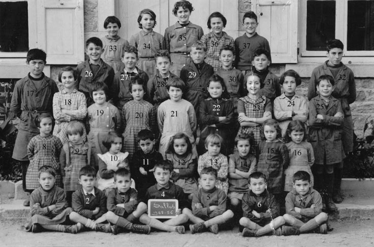 Groupe élèves 1955