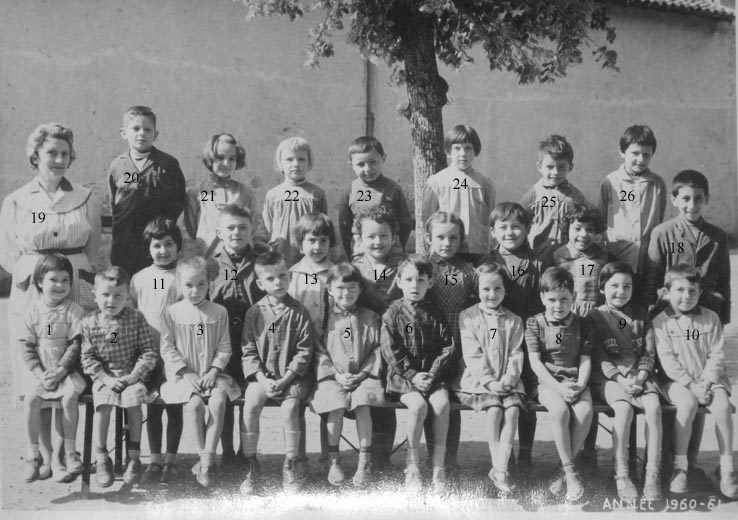 Groupe élèves 1960