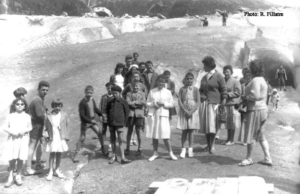 Les Sallèsiens sur la mer de glace