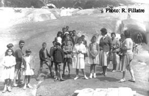Les Sallèsiens sur la mer de glace