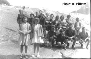 Groupe sur la mer de glace  1959